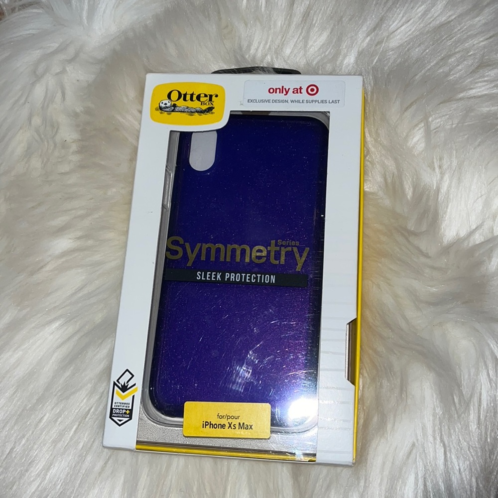 NEW Otterbox purple Black Phone Case Symmetry iPhone XS Max
